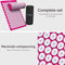 Spijkermat Acupressuur Mat - Shakti Mat met Massagebal en Draagtas - Massagemat 68x42x2 cm Earkings - Roze