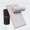 Spijkermat Acupressuur Mat - Shakti Mat met Massagebal en Draagtas - Massagemat 68x42x2 cm Earkings - Grijs/Beige
