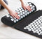 Spijkermat Acupressuur Mat - Shakti Mat met Massagebal en Draagtas - Massagemat 68x42x2 cm Earkings - Zwart