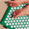 Spijkermat Acupressuur Mat - Shakti Mat met Massagebal en Draagtas - Massagemat 68x42x2 cm Earkings - Groen