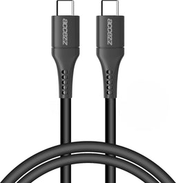 Accezz USB-C naar USB-C kabel - 1 meter - 480 Mbps - Zwart