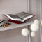 SPINDER DESIGN ATALANTA Boekenstandaard - Burgundy