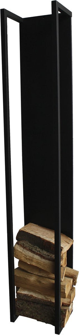 SPINDER DESIGN CUBIC FIRE Houtopslag - Zwart