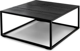 Spinder Design DANIËL 80 x 80 Salontafel - Zwart