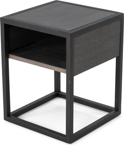 SPINDER DESIGN DIVA ONE-NIGHTSTAND Nachtkast - Grijs / Zwart