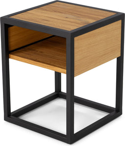 SPINDER DESIGN DIVA ONE-NIGHTSTAND Nachtkast - Naturel / Zwart