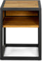 SPINDER DESIGN DIVA ONE-NIGHTSTAND Nachtkast - Naturel / Zwart