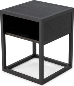 SPINDER DESIGN DIVA ONE-NIGHTSTAND Nachtkast - Zwart / Zwart