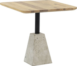 SPINDER DESIGN FLAVOUR 40 x 40 Bijzettafel - Beton / Eiken