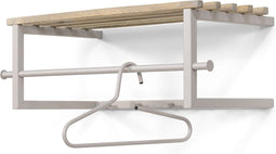 SPINDER DESIGN MARCO Wandkapstok - Silky Taupe / Eiken