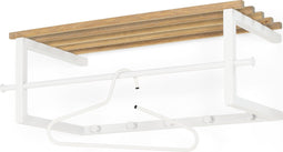 SPINDER DESIGN MARCO Wandkapstok - Wit / Eiken