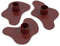 SPINDER DESIGN MELT Kandelaar set van 3 - Burgundy