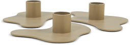 SPINDER DESIGN MELT Kandelaar set van 3 - Champagne