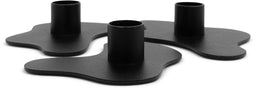 SPINDER DESIGN MELT Kandelaar set van 3 - Zwart