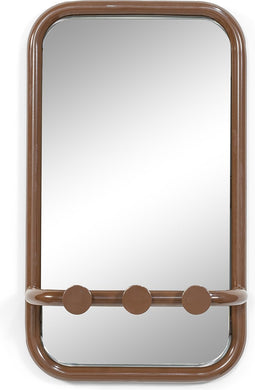 SPINDER DESIGN RETRO Spiegel - Chocolate Brown
