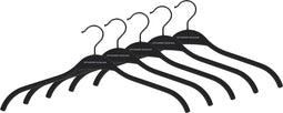 SPINDER DESIGN ROSA Kledinghangers (set van 5 stuks) - Zwart
