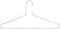 SPINDER DESIGN SENZA 6 Kledinghangers (set van 3 stuks) - Wit