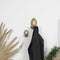 SPINDER DESIGN TICK Wandkapstok - Goud / Zwart