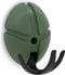 SPINDER DESIGN TICK Wandkapstok - Sage Green / Zwart