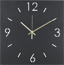 SPINDER DESIGN TIME 40 x 40 Klok - Zwart