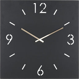 SPINDER DESIGN TIME 60 x 60 Klok - Zwart