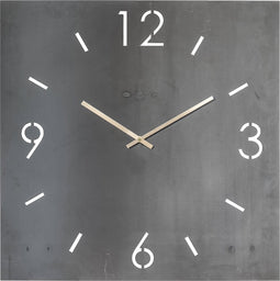 Spinder Design TIME 80 x 80 Klok - Blacksmith