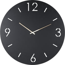 SPINDER DESIGN TIME Ø 60 Klok - Zwart