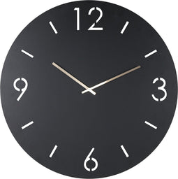 SPINDER DESIGN TIME Ø 80 Klok - Zwart