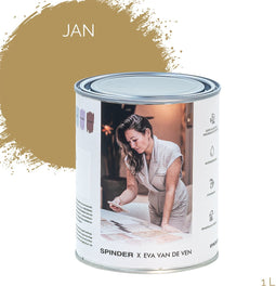 Spinder x Eva van de Ven - 1L Matte Muurverf - Jan