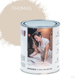Spinder x Eva van de Ven - 1L Matte Muurverf - Thomas