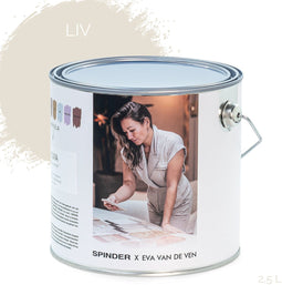 Spinder x Eva van de Ven - 2,5L Matte Muurverf - Liv