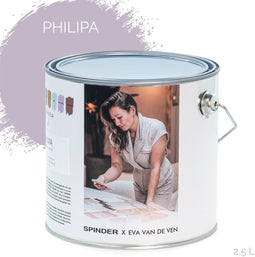 Spinder x Eva van de Ven - 2,5L Matte Muurverf - Philipa