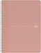 Spiraalblok Oxford My Rec'Up A4 lijn 90vel roze | 5 stuks