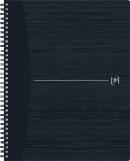 Spiraalblok Oxford Origin A4+ 4gaats lijn 70vel zwart | 5 stuks