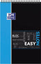 Spiraalblok Oxford Student Easynotes A4+ 4-gaats lijn 80vel assorti