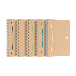 Spiraalblok Oxford Touareg A5 90vel lijn assorti | 20 stuks