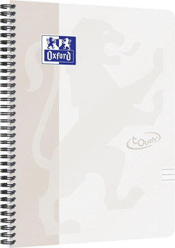 Spiraalblok oxford touch a4 lijn 70vel lichtgrijs | 1 stuk | 5 stuks