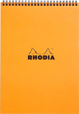 Spiraalblok rhodia a4 lijn 160pag 80gr or | 5 stuks