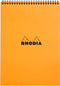 Spiraalblok rhodia a4 lijn 160pag 80gr or | 5 stuks