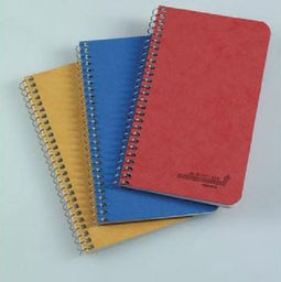 Spiraalcarnet 80x135mm ruit 5x5mm 100vel assorti | 20 stuks