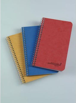 Spiraalcarnet 80x135mm ruit 5x5mm 100vel assorti