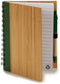 Spiraalnotitieblok met Pen Pincello 1711113 14 x 18 cm Bamboe (12 Stuks)