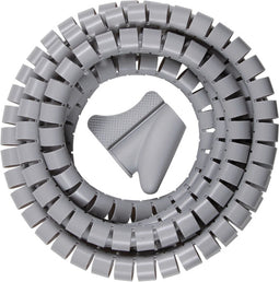 Spiraalslang L = 2,5m; Ø = 20mm grijs