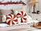 SPIRAL CANDY - Sierkussen set 2 - Rood/Wit - 35 x 58 cm - Polyester