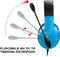 Spirit of Gamer Headset – Kinder Koptelefoon - Koptelefoon - Microfoon – Geschikt Voor Headset Nintendo Switch/PS5/PS4/Xbox Series X/S/Xbox One/Pc – Ruisonderdrukkende Microfoon – Verstelbare hoofdband – Helder geluid – Blauw/Rood/Zwart