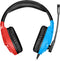 Spirit of Gamer Headset – Kinder Koptelefoon - Koptelefoon - Microfoon – Geschikt Voor Headset Nintendo Switch/PS5/PS4/Xbox Series X/S/Xbox One/Pc – Ruisonderdrukkende Microfoon – Verstelbare hoofdband – Helder geluid – Blauw/Rood/Zwart