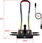 Spirit of Gamer Headset Stand – Headphone Stand – Headset Houder – LED – 4 USB-Poorten – Zwart