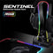 Spirit of Gamer Headset Stand – Headphone Stand – Headset Houder – LED – 4 USB-Poorten – Zwart