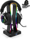 Spirit of Gamer Headset Stand – Headphone Stand – Headset Houder – LED – 4 USB-Poorten – Zwart
