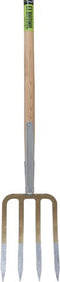 Spitvork 4 tands ET steel 85cm